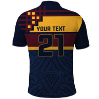New Zealand Rugby Pacific Custom Polo Shirt Kahupeka Retro 2025 Taniko Motif