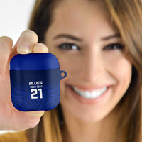 New Zealand Rugby Pacific Custom AirPods Case Kahurangi Auckland All Blue LT9 Blue - Polynesian Pride
