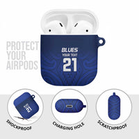 New Zealand Rugby Pacific Custom AirPods Case Kahurangi Auckland All Blue LT9 - Polynesian Pride