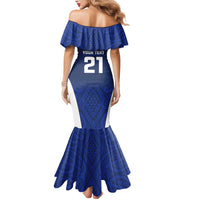 New Zealand Rugby Pacific Custom Mermaid Dress Kahurangi Auckland All Blue