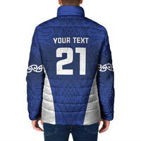 New Zealand Rugby Pacific Custom Padded Jacket Kahurangi Auckland All Blue - Polynesian Pride