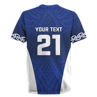 New Zealand Rugby Pacific Custom Rugby Jersey Kahurangi Auckland All Blue LT9 - Polynesian Pride