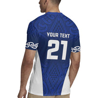 New Zealand Rugby Pacific Custom Rugby Jersey Kahurangi Auckland All Blue LT9 - Polynesian Pride