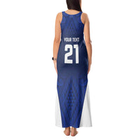 New Zealand Rugby Pacific Custom Tank Maxi Dress Kahurangi Auckland All Blue