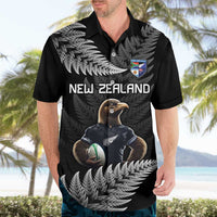 New Zealand Rugby Custom Hawaiian Shirt Glory Be To Black Silver-fern - Polynesian Pride