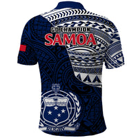Samoa Rugby Polo Shirt Proud Samoa World Cup 2023 LT9 - Polynesian Pride