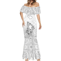 Hawaii Strong Maui Wildfire Mermaid Dress No4 LT9 - Polynesian Pride