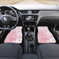 Japan Sakura Floral with Polynesian Vibe Car Mats