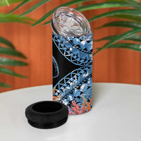 Personalised Nukuoro Micronesia Atoll 4 in 1 Can Cooler Tumbler with Pacific Coral Reef