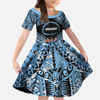 Personalised Nukuoro Micronesia Atoll Family Matching Tank Maxi Dress and Hawaiian Shirt with Pacific Coral Reef