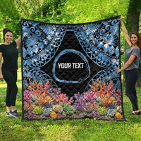 Personalised Nukuoro Micronesia Atoll Quilt with Pacific Coral Reef LT9 - Polynesian Pride