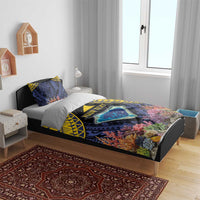 Tokelau Atafu Atoll Personalised Bedding Set Pacific Coral Reef Vibe