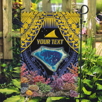 Tokelau Atafu Atoll Personalised Garden Flag Pacific Coral Reef Vibe