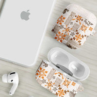 Hawaii Tapa Tribal AirPods Case With Hawaiian Quilt Pattern Gold - Polynesian Pride