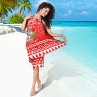 Personalised Hawaii Mele Kalikimaka Sarong Santa Beach Merry Christmas LT9 - Polynesian Pride