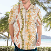 Hawaiian Ohia Lehua Lei Hawaiian Shirt Plaid Palaka Ahiehie Pattern - Polynesian Pride