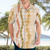 Hawaiian Ohia Lehua Lei Hawaiian Shirt Plaid Palaka Ahiehie Pattern - Polynesian Pride
