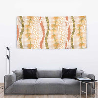 Hawaiian Ohia Lehua Lei Tapestry Plaid Palaka Ahiehie Pattern - Polynesian Pride