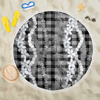 Hawaiian Ohia Lehua Lei Beach Blanket Plaid Palaka Eleele Pattern - Polynesian Pride