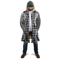 Hawaiian Ohia Lehua Lei Cloak Plaid Palaka Eleele Pattern - Polynesian Pride