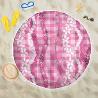 Hawaiian Ohia Lehua Lei Beach Blanket Plaid Palaka Akala Pattern - Polynesian Pride