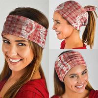 Hawaiian Ohia Lehua Lei Neck Gaiter Plaid Palaka Ulaula Pattern - Polynesian Pride