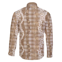 Hawaiian Ohia Lehua Lei Family Matching Short Sleeve Bodycon Dress and Hawaiian Shirt Plaid Palaka Kalaihaahaa Pattern LT9 - Polynesian Pride