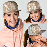 Hawaiian Ohia Lehua Lei Mesh Trucker Cap Plaid Palaka Kalaihaahaa Pattern LT9 - Polynesian Pride