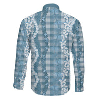 Hawaiian Ohia Lehua Lei Family Matching Puletasi and Hawaiian Shirt Plaid Palaka Uliuli Omaomao Pattern LT9 - Polynesian Pride