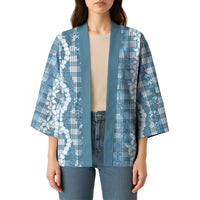 Hawaiian Ohia Lehua Lei Kimono Plaid Palaka Uliuli Omaomao Pattern - Polynesian Pride