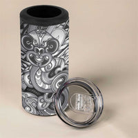 Aotearoa Maori Hei Tiki 4 in 1 Can Cooler Tumbler Kiwikiwi Kowhaiwhai Puhoro Motif