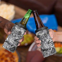 Aotearoa Maori Hei Tiki 4 in 1 Can Cooler Tumbler Kiwikiwi Kowhaiwhai Puhoro Motif