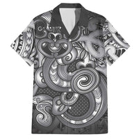 Aotearoa Maori Hei Tiki Hawaiian Shirt Kiwikiwi Kowhaiwhai Puhoro Motif