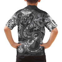 Aotearoa Maori Hei Tiki Hawaiian Shirt Kiwikiwi Kowhaiwhai Puhoro Motif