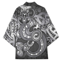 Aotearoa Maori Hei Tiki Kimono Kiwikiwi Kowhaiwhai Puhoro Motif