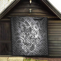 Aotearoa Maori Hei Tiki Quilt Kiwikiwi Kowhaiwhai Puhoro Motif
