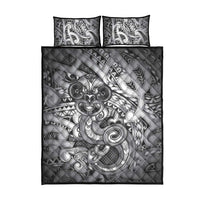 Aotearoa Maori Hei Tiki Quilt Bed Set Kiwikiwi Kowhaiwhai Puhoro Motif LT9 - Polynesian Pride