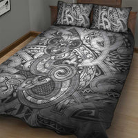 Aotearoa Maori Hei Tiki Quilt Bed Set Kiwikiwi Kowhaiwhai Puhoro Motif LT9 - Polynesian Pride