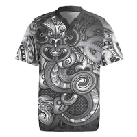 Aotearoa Maori Hei Tiki Rugby Jersey Kiwikiwi Kowhaiwhai Puhoro Motif