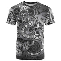 Aotearoa Maori Hei Tiki T Shirt Kiwikiwi Kowhaiwhai Puhoro Motif
