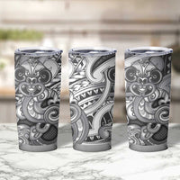 Aotearoa Maori Hei Tiki Tumbler Cup Kiwikiwi Kowhaiwhai Puhoro Motif LT9 - Polynesian Pride