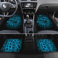 Aotearoa Maori Hei Tiki Car Mats Kikorangi Kowhaiwhai Puhoro Motif
