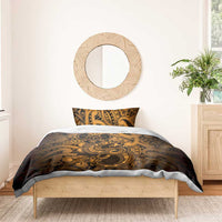 Aotearoa Maori Hei Tiki Bedding Set Koura Kowhaiwhai Puhoro Motif