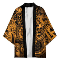 Aotearoa Maori Hei Tiki Kimono Koura Kowhaiwhai Puhoro Motif