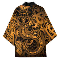 Aotearoa Maori Hei Tiki Kimono Koura Kowhaiwhai Puhoro Motif