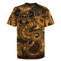 Aotearoa Maori Hei Tiki Rugby Jersey Koura Kowhaiwhai Puhoro Motif LT9 - Polynesian Pride