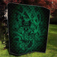 Aotearoa Maori Hei Tiki Quilt Kakariki Kowhaiwhai Puhoro Motif LT9 - Polynesian Pride