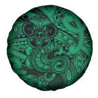 Aotearoa Maori Hei Tiki Spare Tire Cover Kakariki Kowhaiwhai Puhoro Motif LT9 - Polynesian Pride