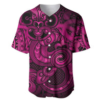 Aotearoa Maori Hei Tiki Baseball Jersey Mawhero Kowhaiwhai Puhoro Motif
