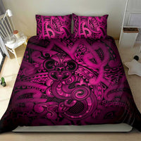 Aotearoa Maori Hei Tiki Bedding Set Mawhero Kowhaiwhai Puhoro Motif